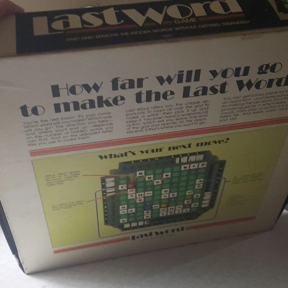 Last Word game by Milton Bradley - Complete